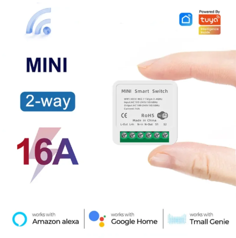 Smart Home Automation Kit - Mini 16A WiFi Switch Smart Life