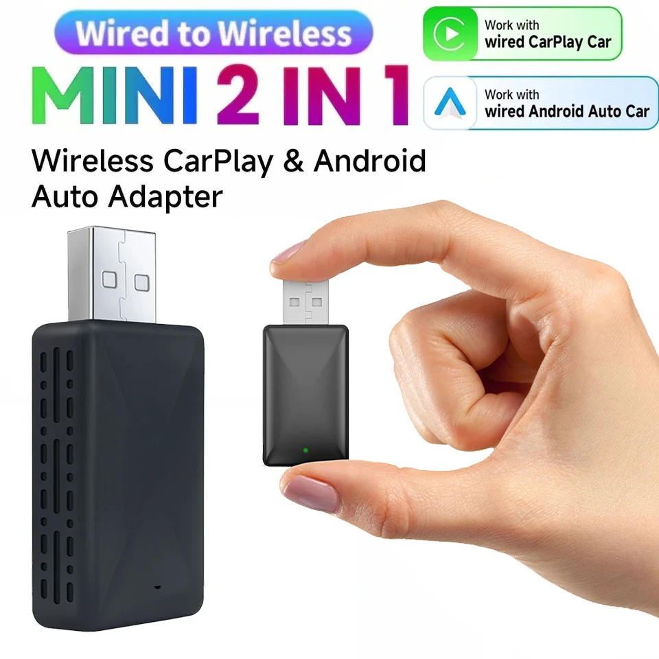 Wifi Smart Plug - ZHIYU 2 in 1 Wireless Carplay&Android