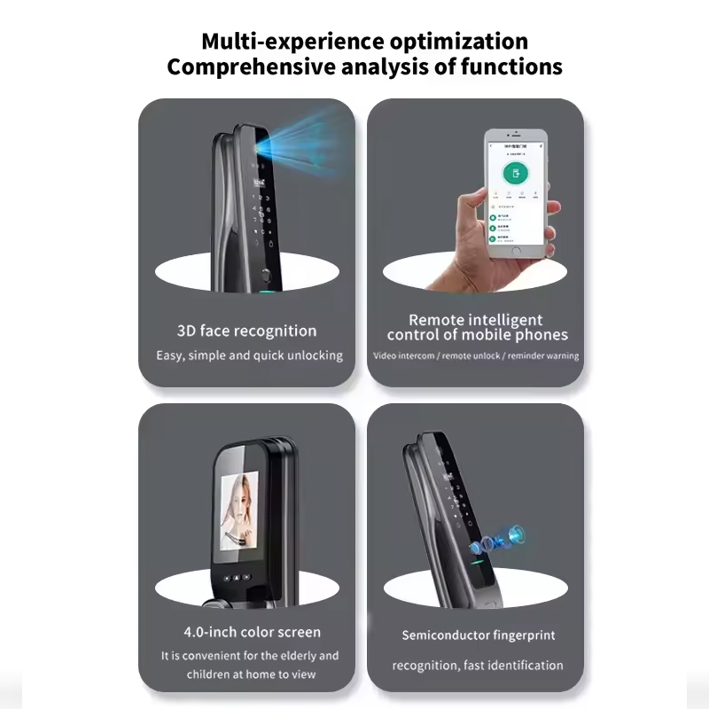 HX5 Smart Door Lock 3D Face Re - Smart Door Lock Wifi ulasan dan harga