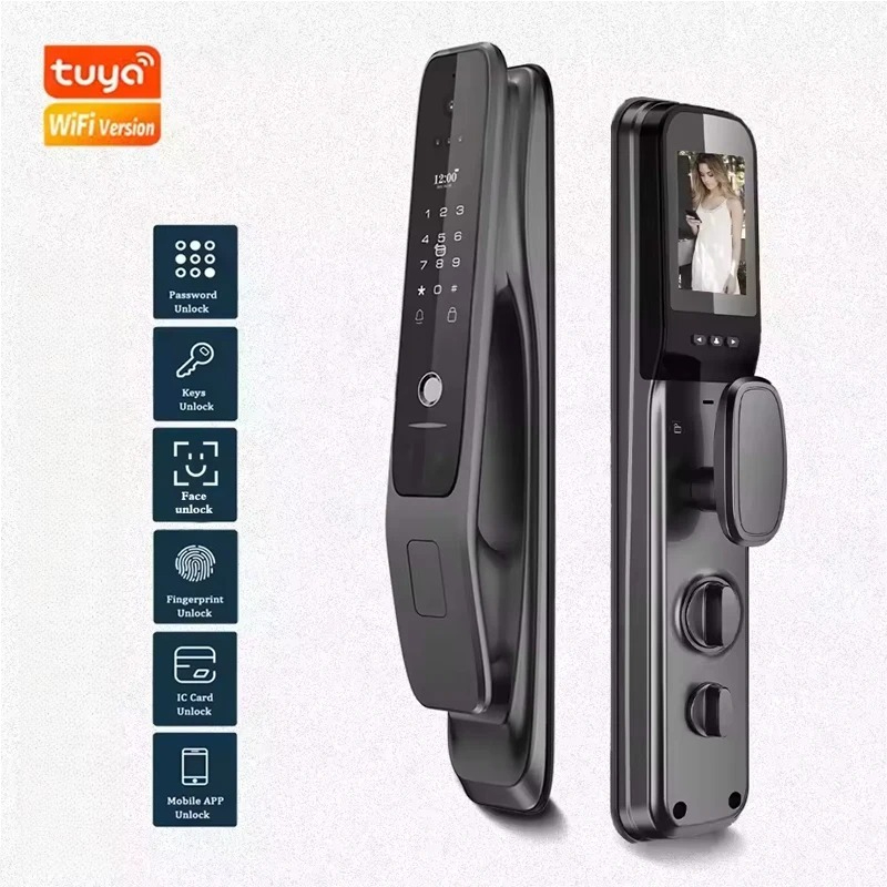 HX5 Smart Door Lock 3D Face Re - Smart Door Lock Wifi ulasan dan harga
