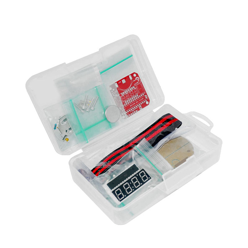 Single Chip LED Kit Clock DIY  - Microcontroller Kit ulasan dan harga