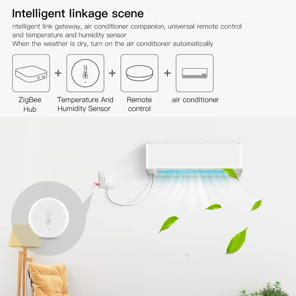 Tuya Smart Zigbee Temperature  - Smart Home Automation Kit ulasan dan harga