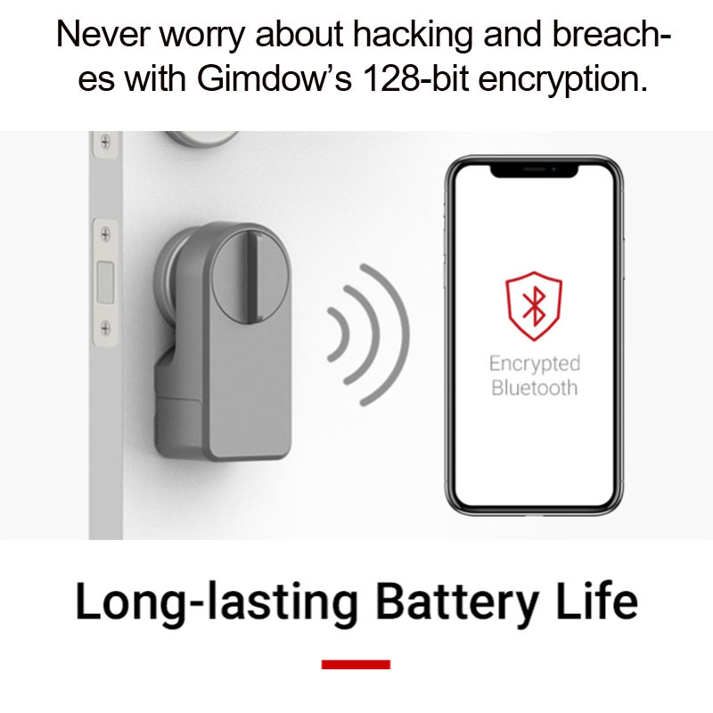 GIMDOW Bluetooth-compatible Ga - Smart Door Lock Wifi ulasan dan harga