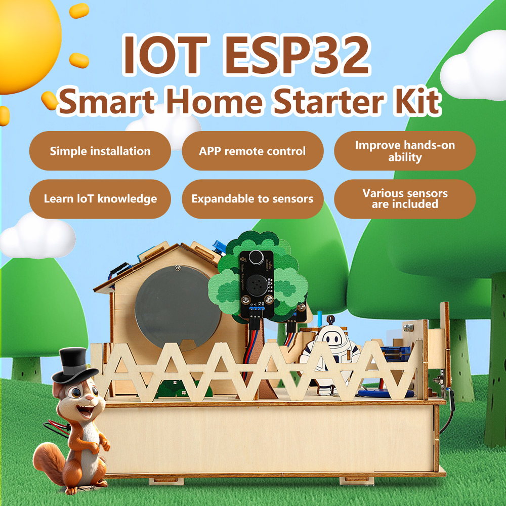 ACEBOTT Smart Home STEM STEAM  - Esp32 Smart Home Kit ulasan dan harga