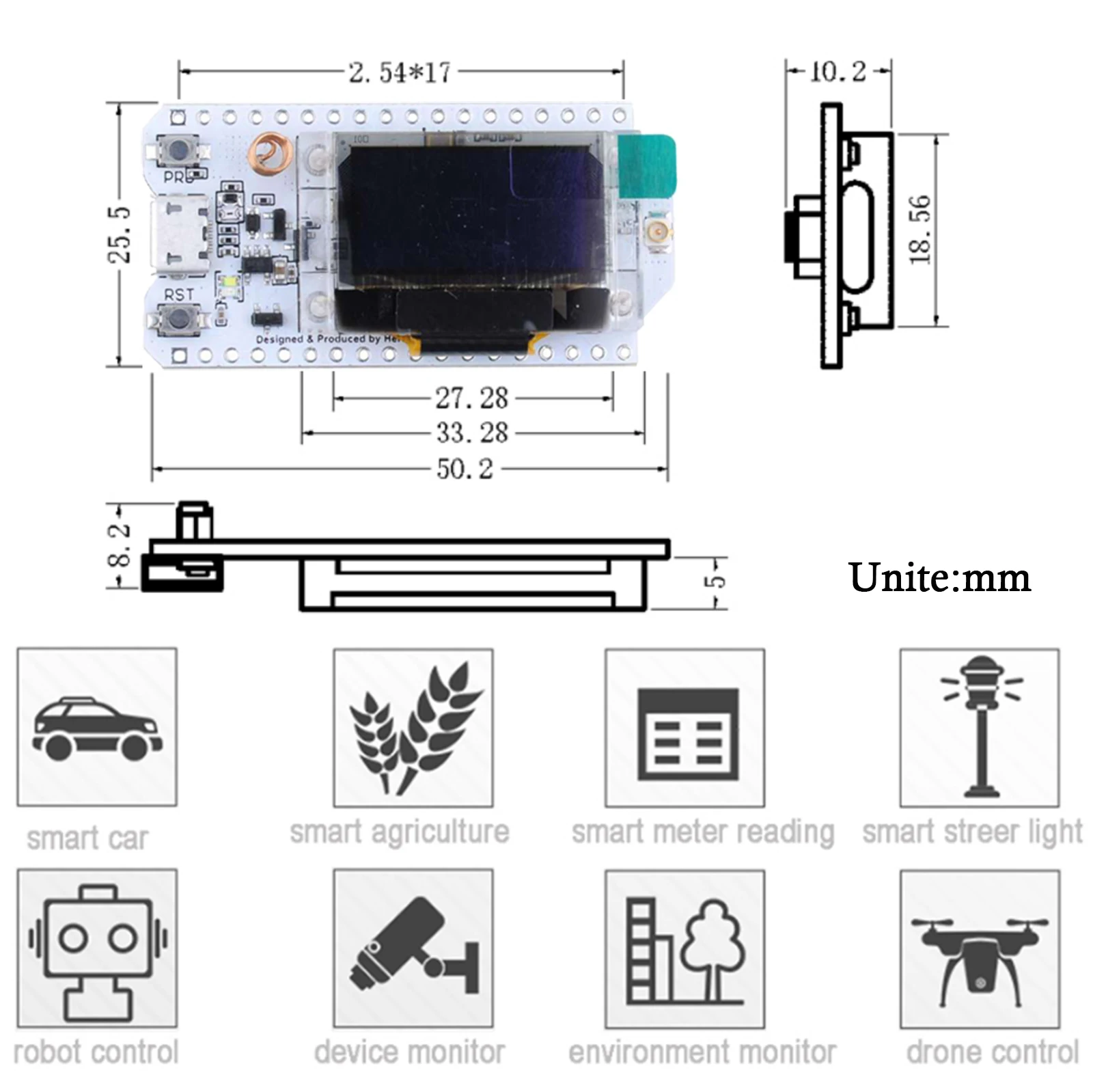 WIFI Lora Kit 32 V3 915MHz ESP - Esp32 Smart Home Kit ulasan dan harga