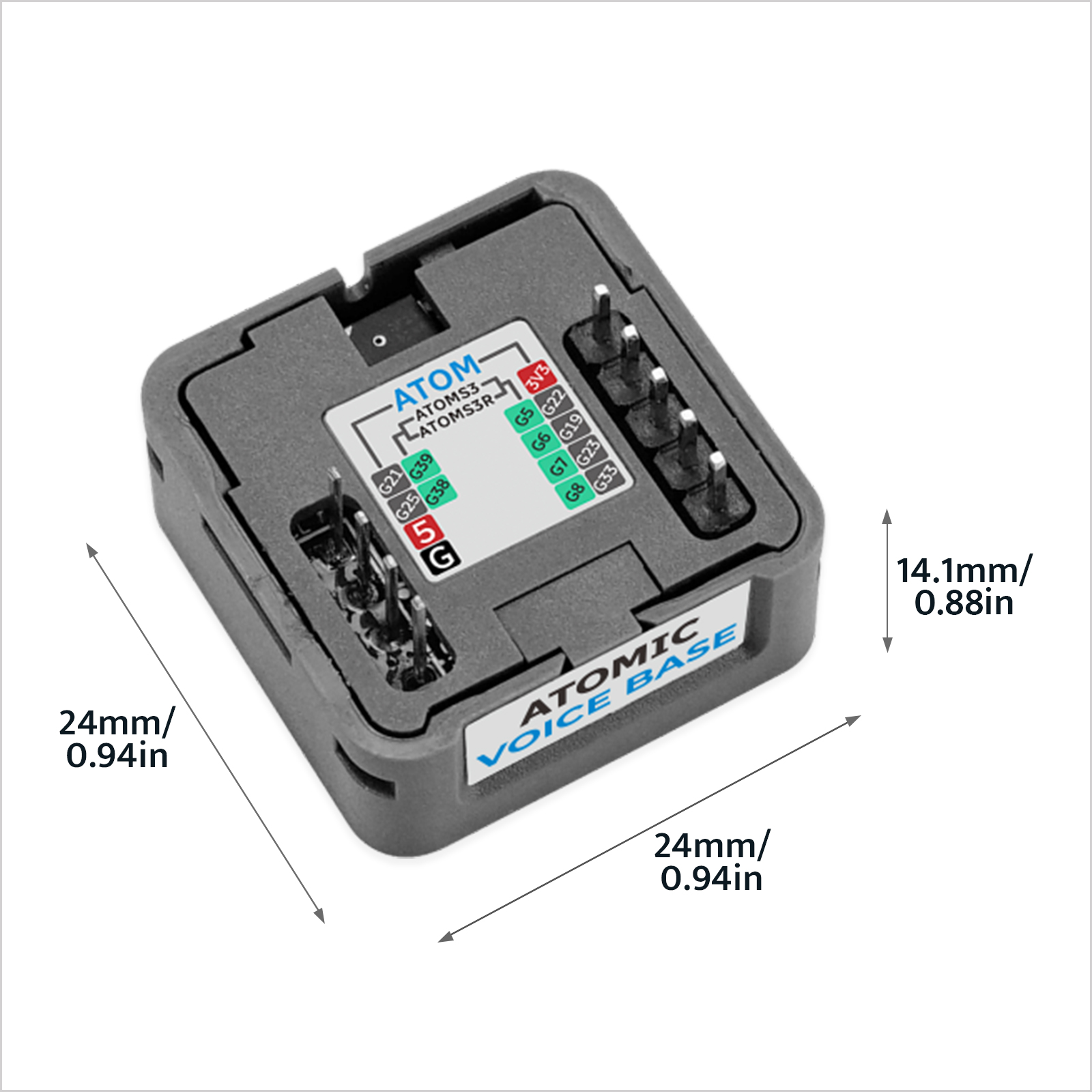 M5Stack Official Atomic Voice  - Electronics Project Kit ulasan dan harga