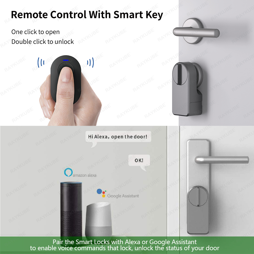RAYKUBE A1 Pro Tuya BEL Smart  - Smart Door Lock Wifi ulasan dan harga
