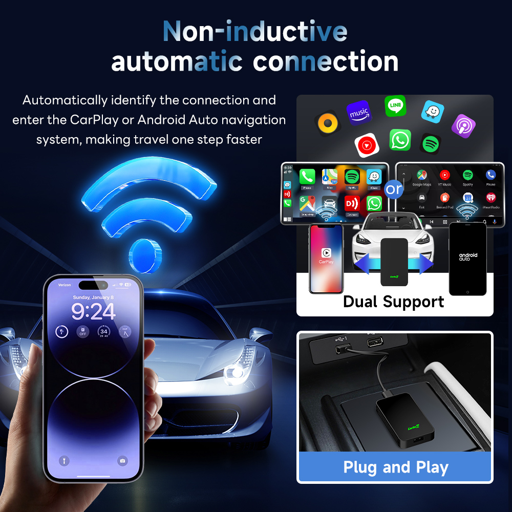 CarlinKit 5.0 Wired to Wireles - Wifi Smart Plug ulasan dan harga