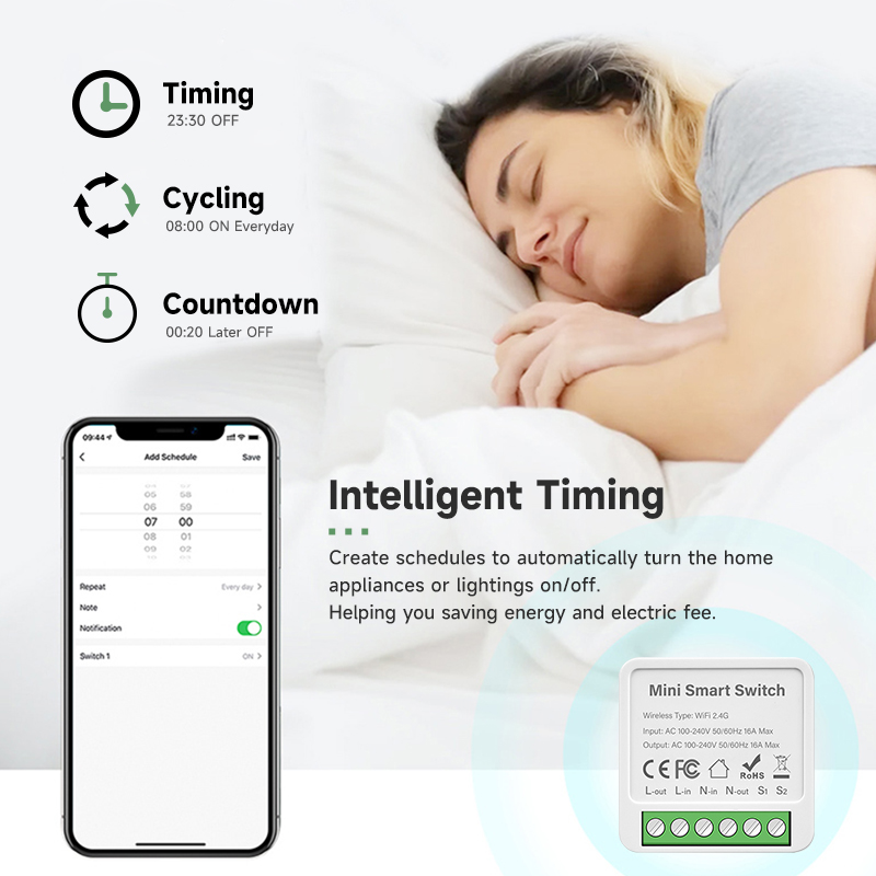 Tuya Smart WiFi Switch Module  - Smart Light Switch Wifi ulasan dan harga