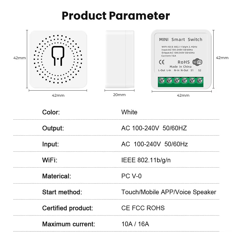 Mini 16A WiFi Switch Smart Lif - Smart Home Automation Kit ulasan dan harga