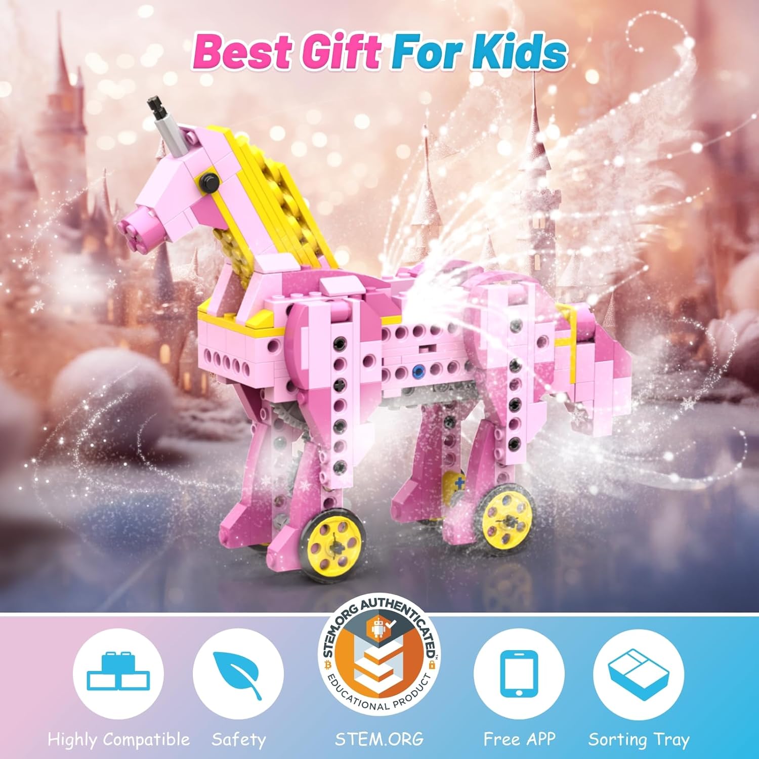 Apitor STEM Toys for Girls Gif - Stem Robotics Kit ulasan dan harga