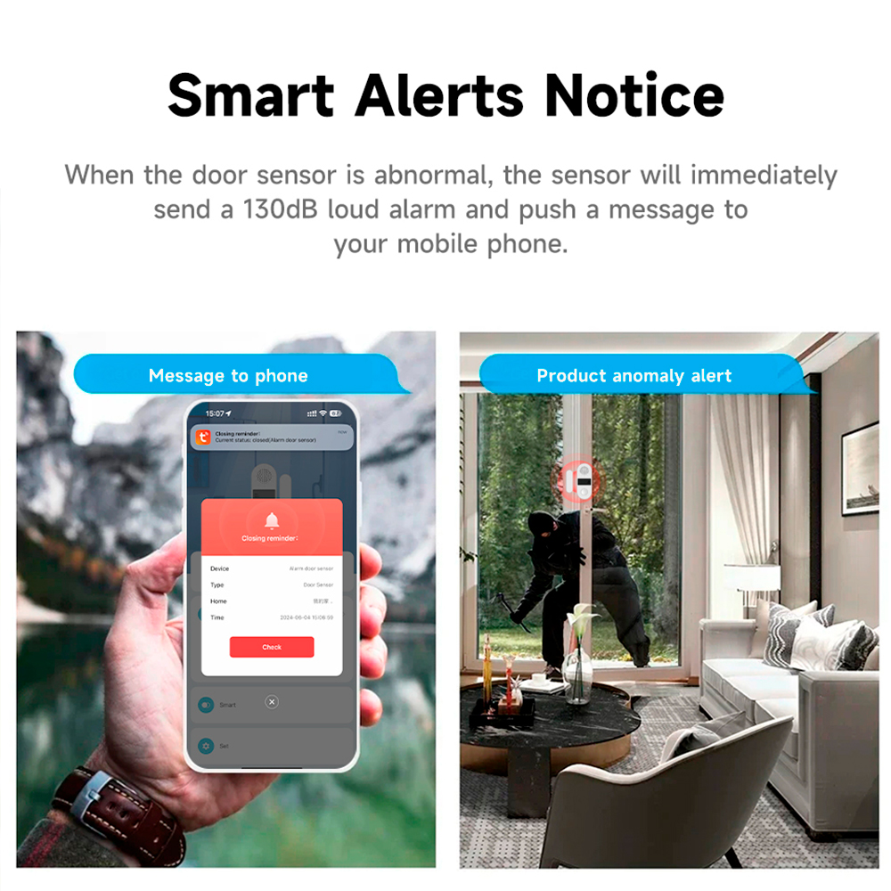 Tuya Zigbee Wireless Door Wind - Smart Home Automation Kit ulasan dan harga