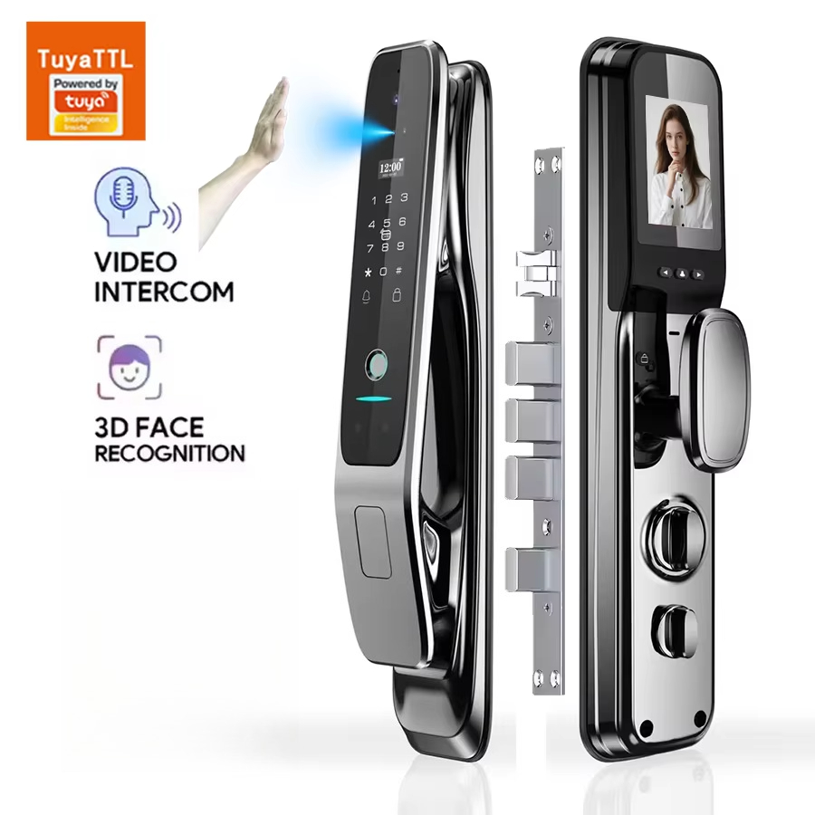 Tuya Fully Automatic Smart Doo - Smart Door Lock Wifi ulasan dan harga