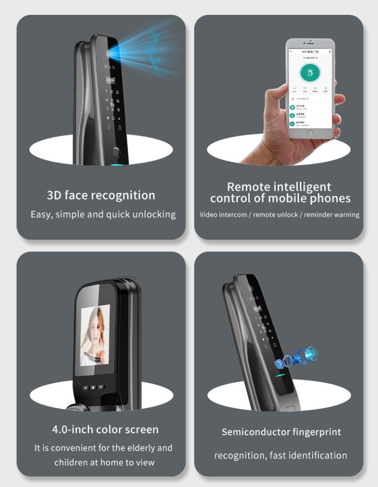 Tuya Fully Automatic Smart Doo - Smart Door Lock Wifi ulasan dan harga