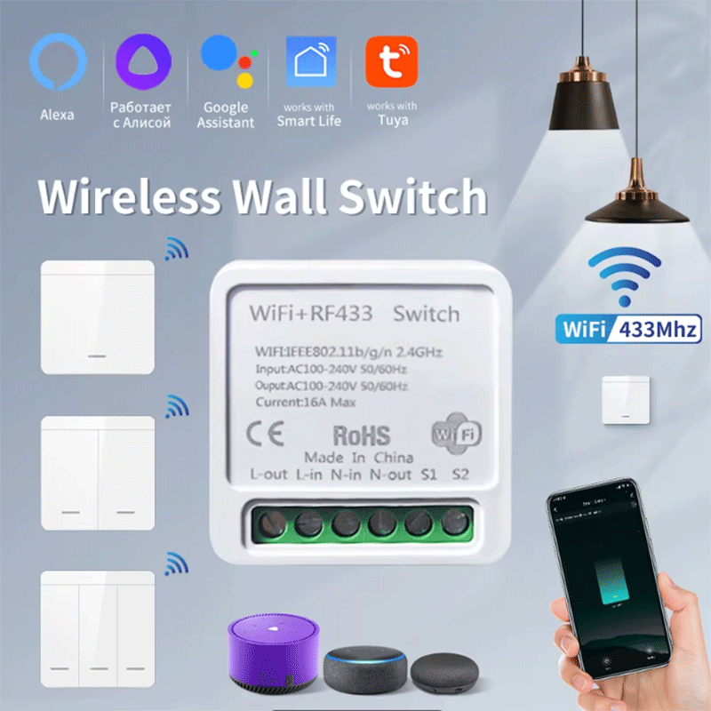 Tuya WiFi Smart Light Switch S - Smart Light Switch Wifi ulasan dan harga