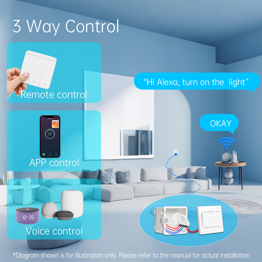 Tuya WiFi Smart Light Switch S - Smart Light Switch Wifi ulasan dan harga