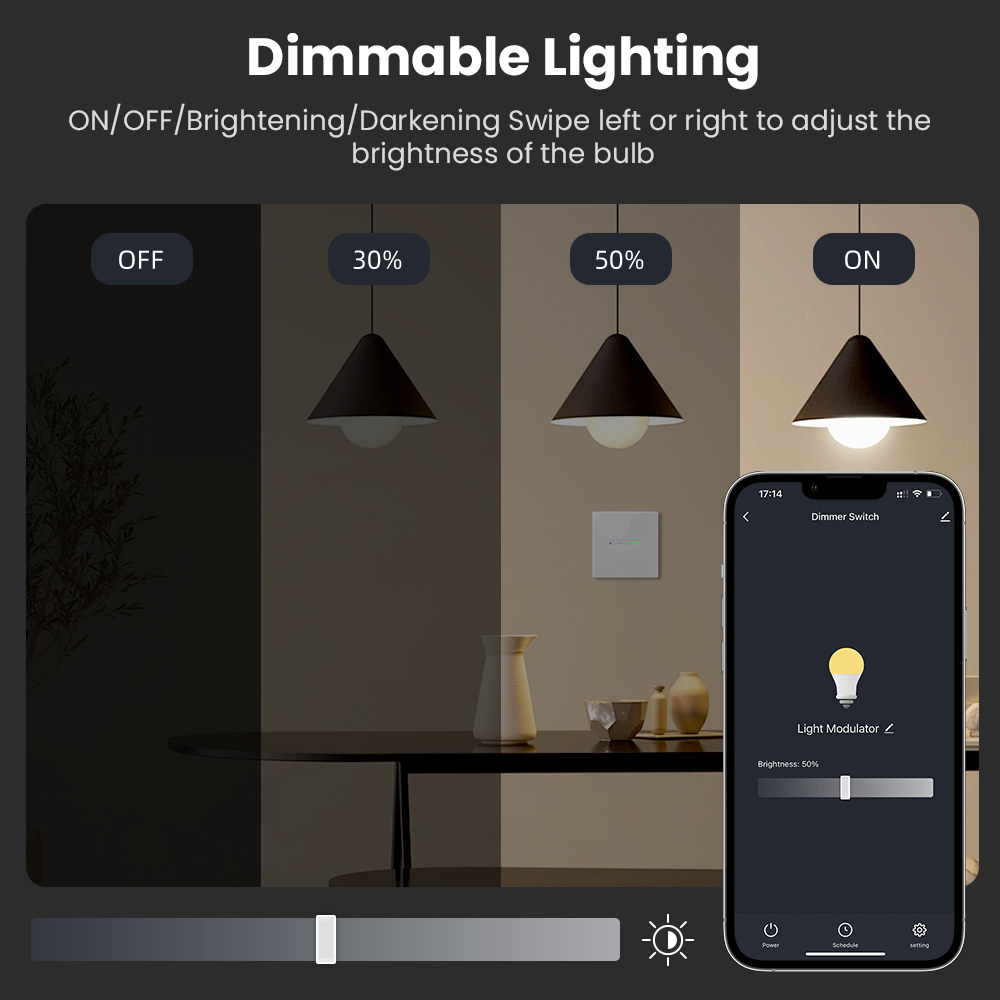 AVATTO WiFi 1/2 Gang Smart Dim - Smart Light Switch Wifi ulasan dan harga
