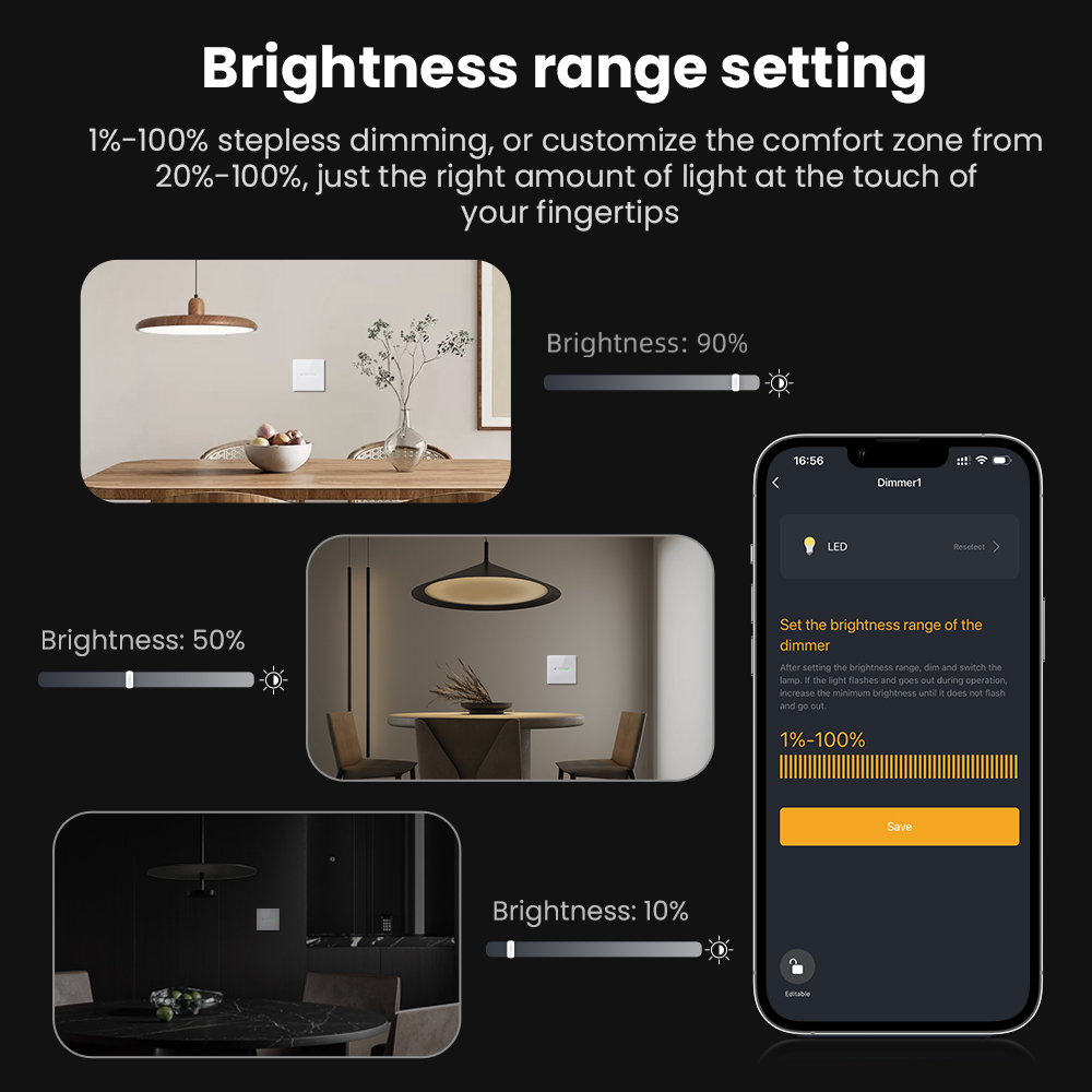 AVATTO WiFi 1/2 Gang Smart Dim - Smart Light Switch Wifi ulasan dan harga