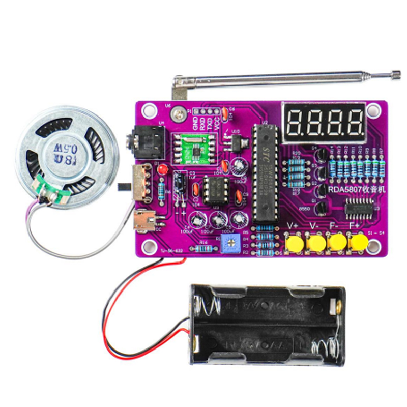 DIY FM Radio Electronic Kit 87 - Electronics Project Kit ulasan dan harga