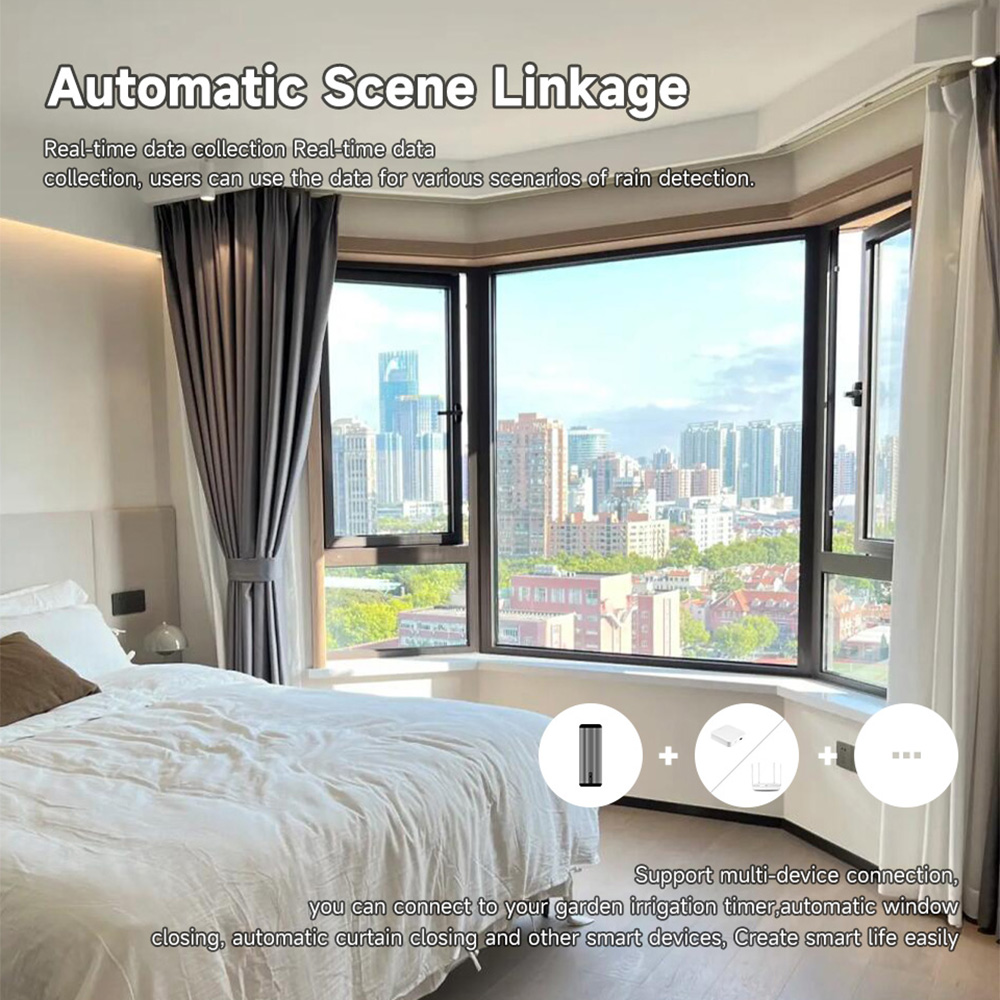 Tuya ZigBee Rain Sensor Tuya R - Smart Home Automation Kit ulasan dan harga