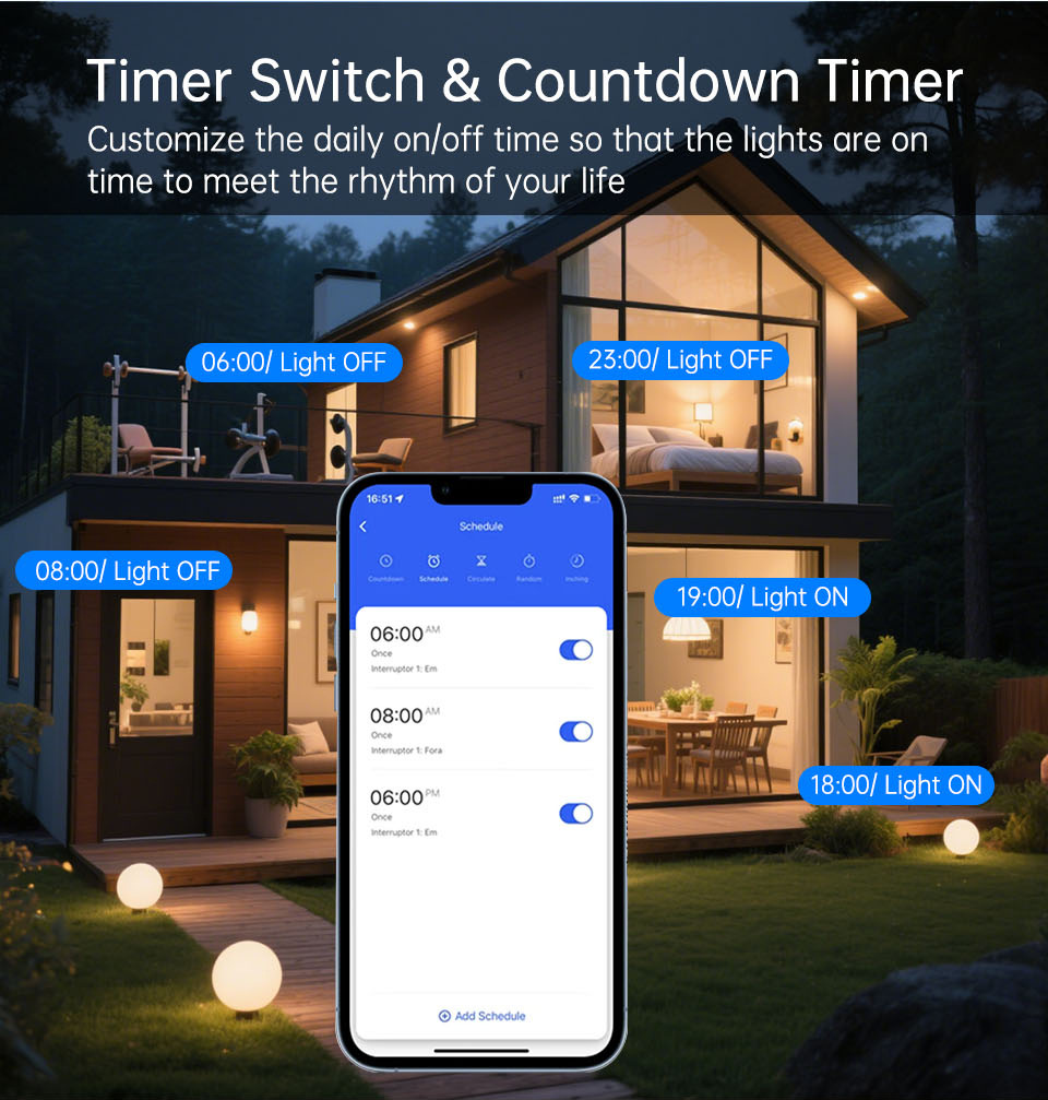 1 2 3 4 Gang WiFi RF 433mhz To - Smart Light Switch Wifi ulasan dan harga