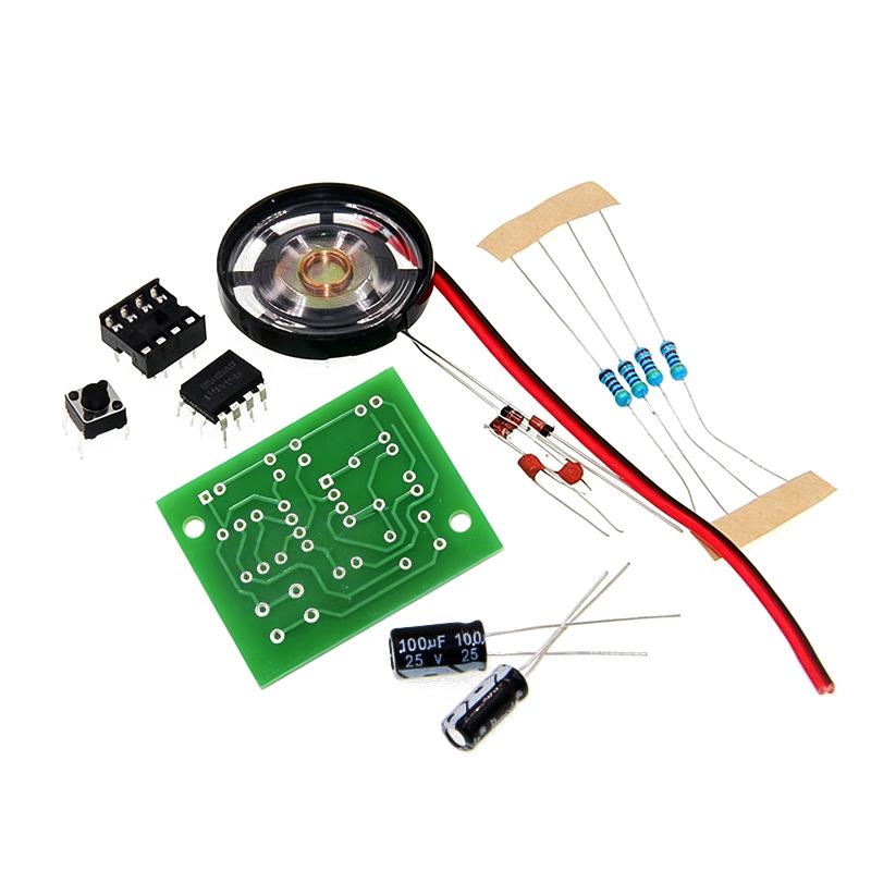 NE555 Doorbell DIY Soldering P - Electronics Project Kit ulasan dan harga