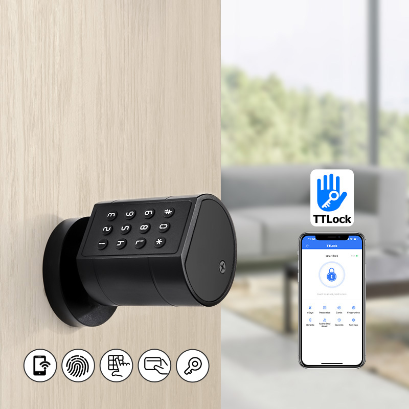Smart Euro Cylindrical Door Lo - Smart Door Lock Wifi ulasan dan harga