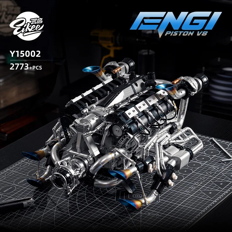 V8 Engine Building Kit for Adu - Stem Robotics Kit ulasan dan harga