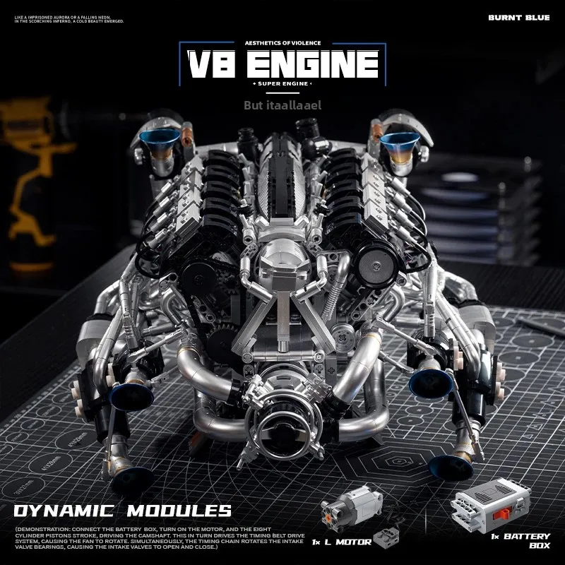 V8 Engine Building Kit for Adu - Stem Robotics Kit ulasan dan harga