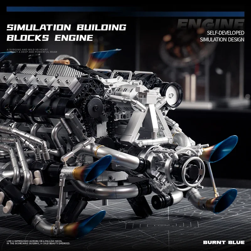V8 Engine Building Kit for Adu - Stem Robotics Kit ulasan dan harga