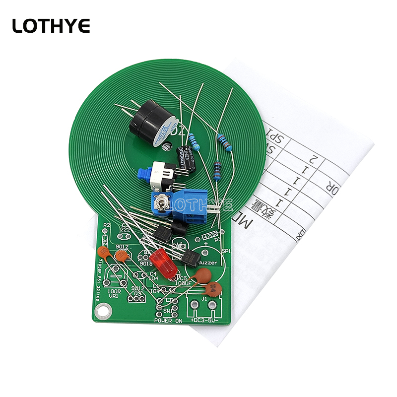 DC 3V-5V Metal Detector Kit DI - Electronics Project Kit ulasan dan harga
