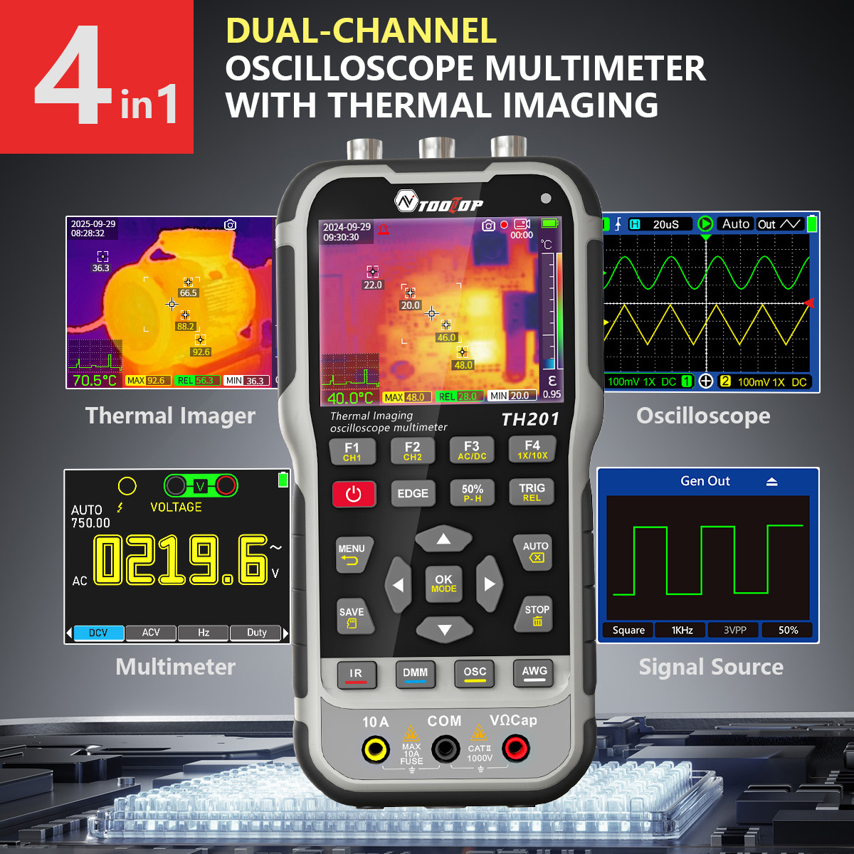 TOOLTOP TH201 4in1 Thermal Ima - Microcontroller Kit ulasan dan harga