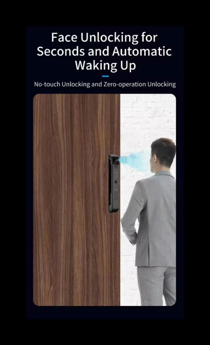 Enrique Wishome 3D Face Finger - Smart Door Lock Wifi ulasan dan harga