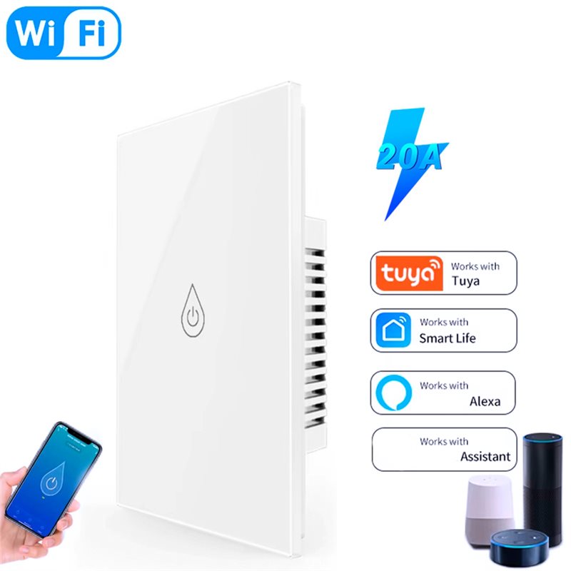 AT21-Wifi Smart Switch 20A Wat - Wifi Smart Plug ulasan dan harga