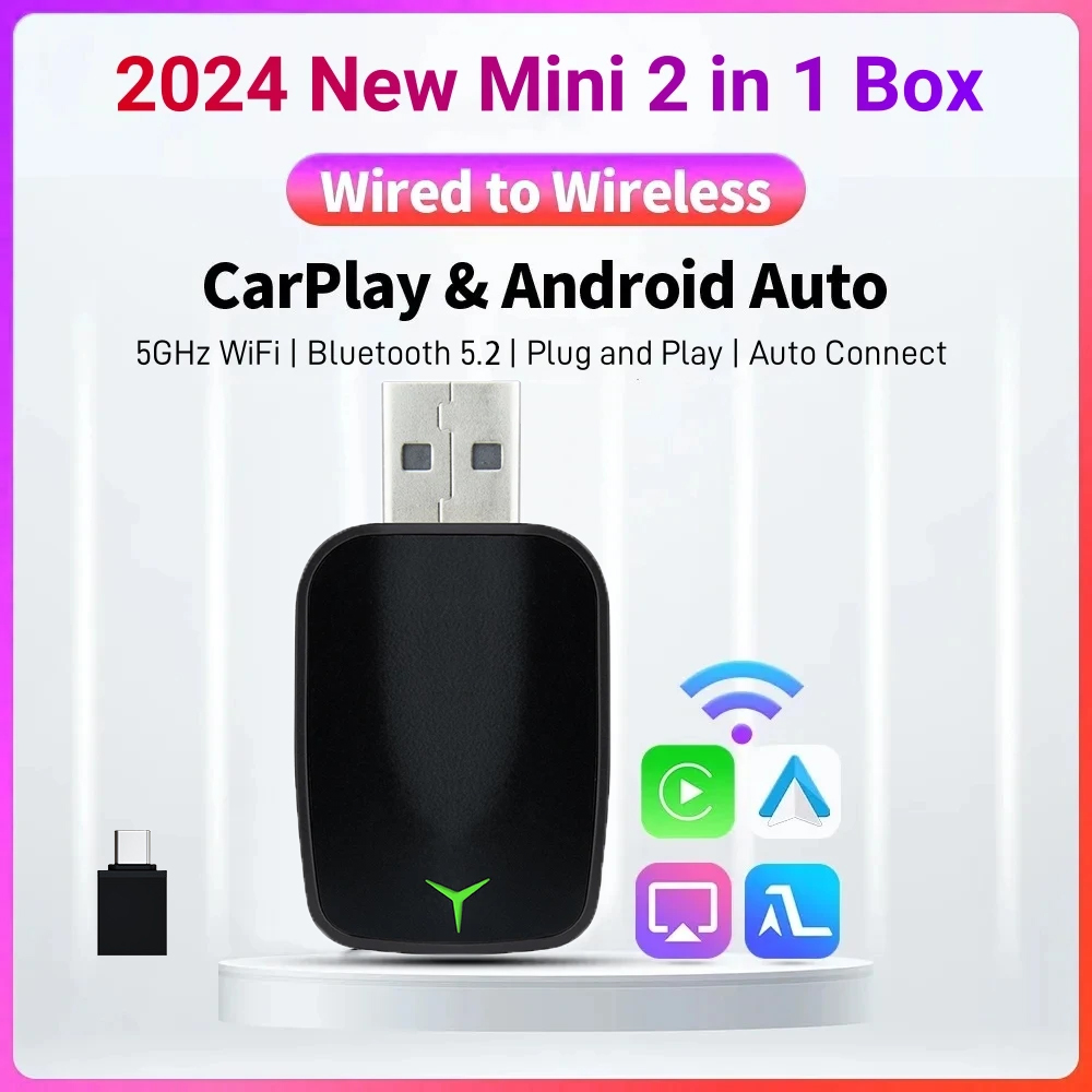 New Wired To Wireless Carplay  - Wifi Smart Plug ulasan dan harga