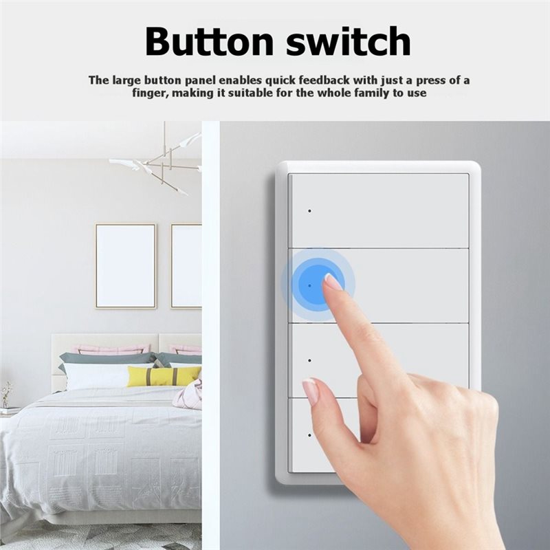 DTA4-Voice Control For Smart L - Smart Light Switch Wifi ulasan dan harga