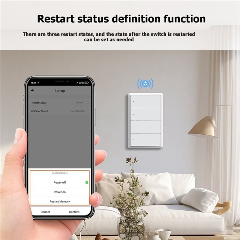 DTA4-Voice Control For Smart L - Smart Light Switch Wifi ulasan dan harga