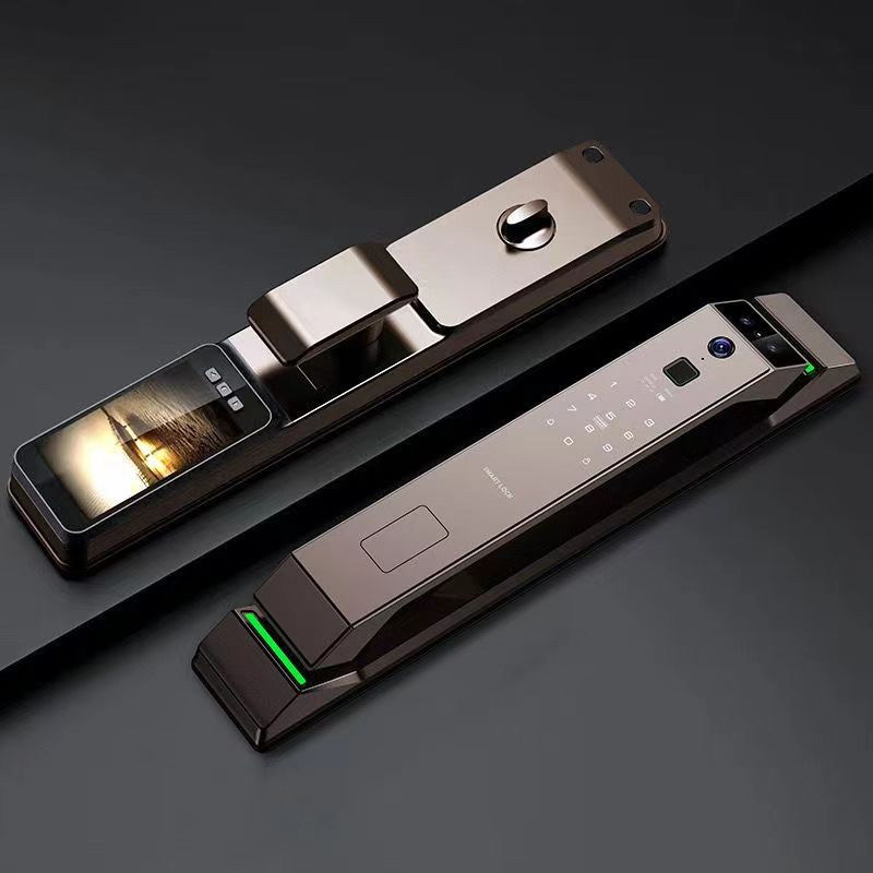 3D Facial Recognition Fingerpr - Smart Door Lock Wifi ulasan dan harga