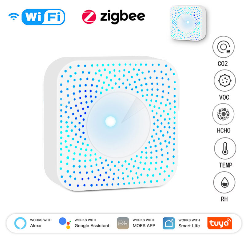 Tuya ZigBee/WiFi Air Quality D - Wifi Thermostat ulasan dan harga