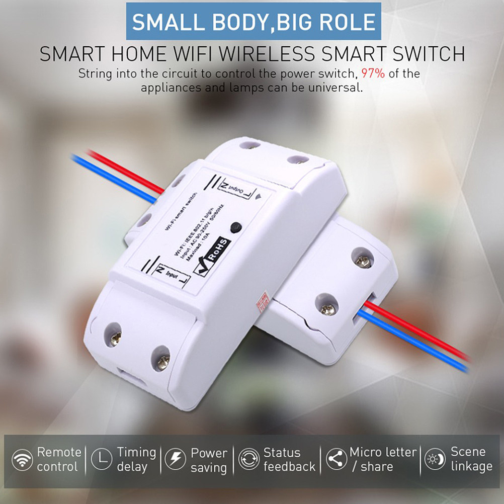 1Pcs WiFi Smart Switch Connect - Smart Light Switch Wifi ulasan dan harga